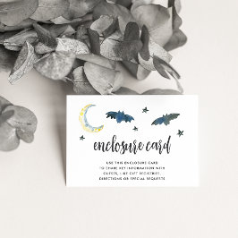 Cartão De Informações Chá de fraldas de Halloween