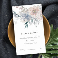 Chá de fraldas de Raffle com Fralda Floral Disky B