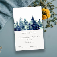 Chá de fraldas de Raffle Fralda da Floresta de Pin