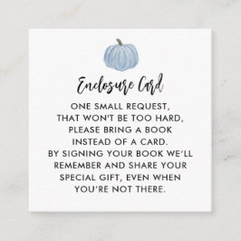 Cartão De Informações Chá de fraldas de Rapaz Azul