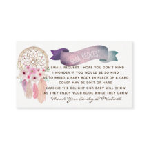 Chá de fraldas de Solicitação de Livro Inserir - P