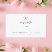 Chá de fraldas do Arco rosa fralda Raffle