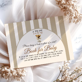 Cartão De Informações Chá de fraldas Espresso Martini