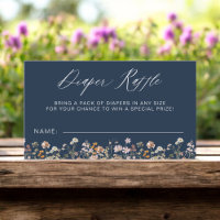 Chá de fraldas marinho Fralda Azul Raffle