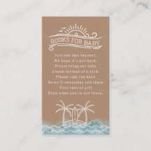 Chá de fraldas Neutro de Solicitação de Livro de B