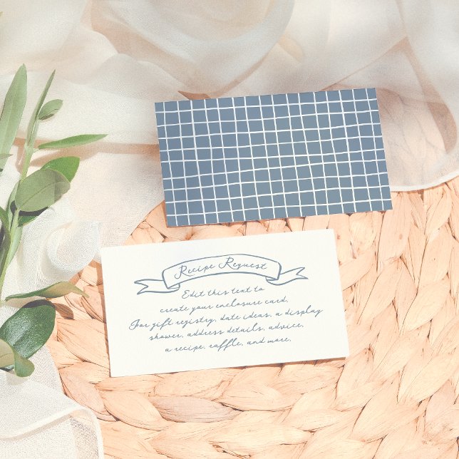 Cartão De Informações Chá de Noiva Ilustrado Desenhado à Mão Caprichoso (Criador carregado)