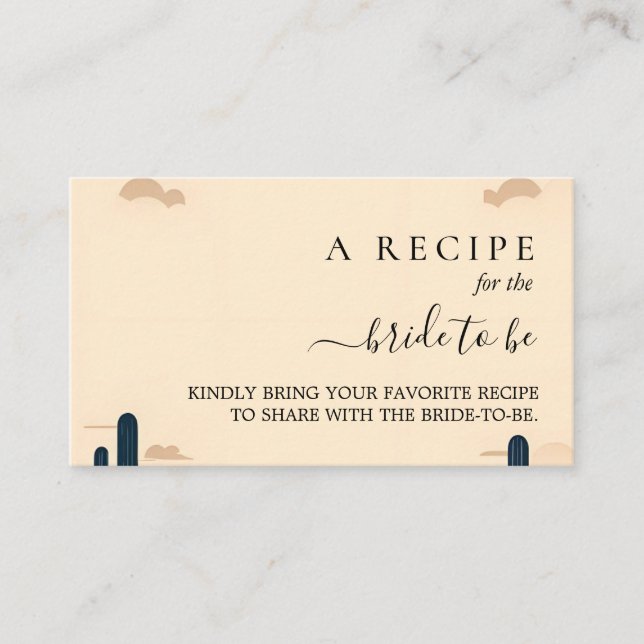 Cartão De Informações Chá de Noiva Western Rústico Retrô de Rodeio (Frente)