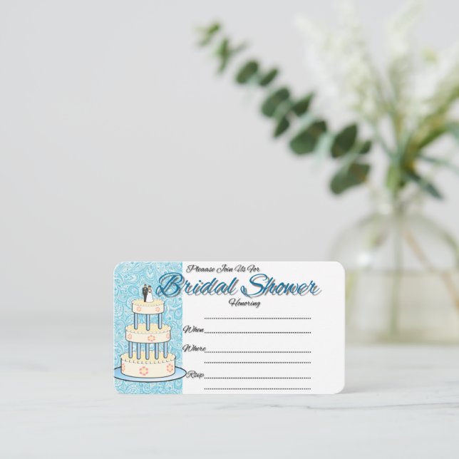 Cartão De Informações Chá de panela (Em pé/Frente)