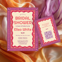Chá de panela PERSONALIZADO do Retro Boho Fun