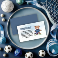 Chás de fraldas de futebol do urso de pelúcia