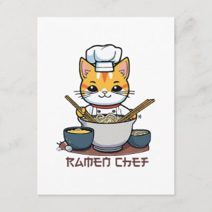 Cartão De Informações Chef de Ramen