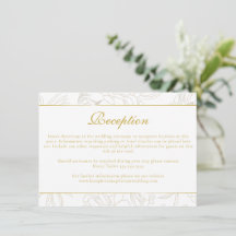 Chic Receptions Enclosure Card