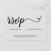 Chic Reservamos assentos para você Template