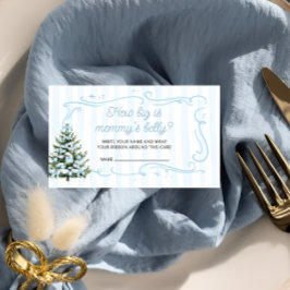 Cartão De Informações Christmas Tree Christmas Guess How Many Candies