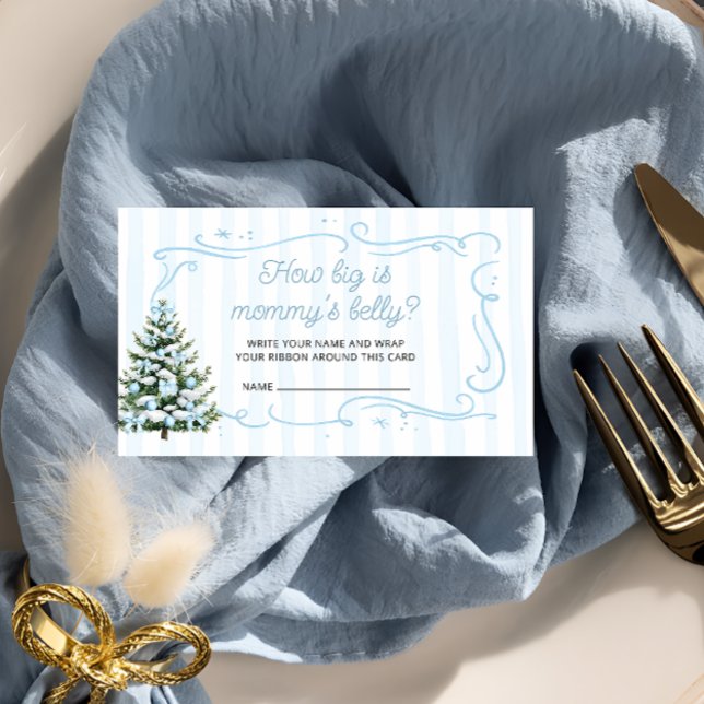 Cartão De Informações Christmas Tree Christmas Guess How Many Candies (Criador carregado)