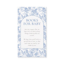 Chuva de Bebê Menino com Toile De Jouy Azul Vintag