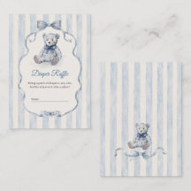 Chuva de Bebê Menino Urso de Pelúcia Azul