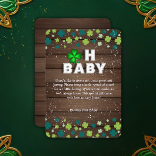 Cartão De Informações Chuva de Bebê Oh Baby Dia de São Patrício