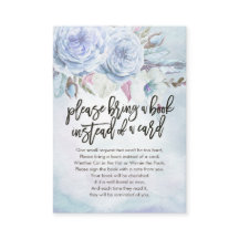 Chuva de Bebê Por Favor Traga um Livro em vez de u