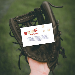 Cartão De Informações Chuva de Beisebol Oh Menino Pequeno Batedor Livros