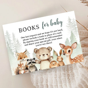 Cartão De Informações Chuva de Bênçãos para Bebê Menino Aventura Livros