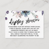 Chuva de Flores em Aquarela para Chá de Bebê