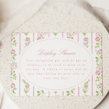 Chuva de Noiva Grandmillennial Floral Rosa