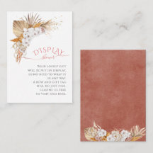 Chuveiro de Exposição de Aquarela Floral Boho Chic