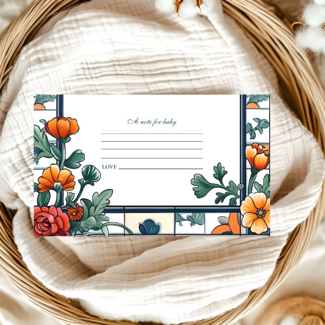 Cartão De Informações Ciao Baby Itália Inspirou Chá de fraldas Nota para (Criador carregado)