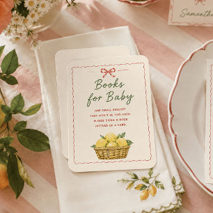 Cartão De Informações Ciao Baby Mercado Italiano Livros para Bebê