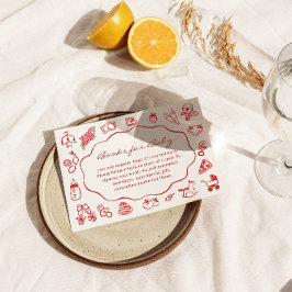 Cartão De Informações Ciao Bambino Livros Italianos Para Chá de fraldas