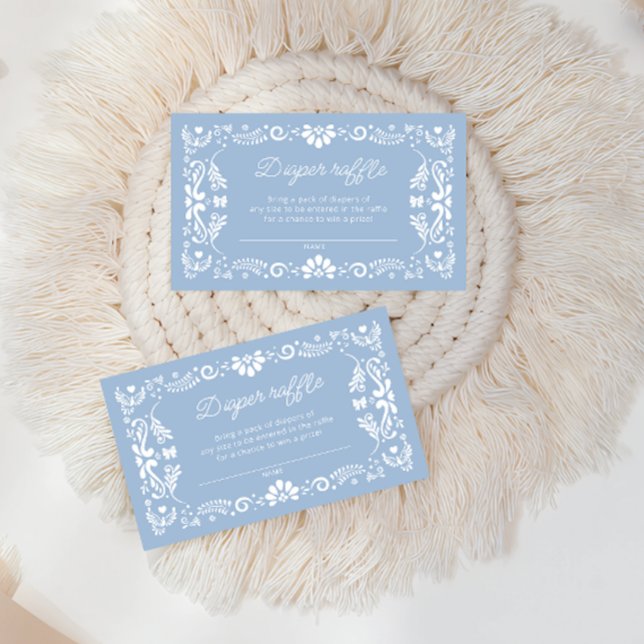 Cartão De Informações Cielito Lindo Fralda mexicana Raffle (Criador carregado)