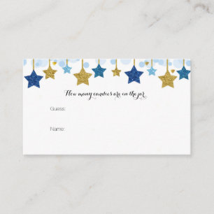 Cartão De Informações Cintile quantos doces no frasco cardam