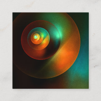 Cartão De Informações Círculos Coloridos Padrão Moderno de Arte Abstrato