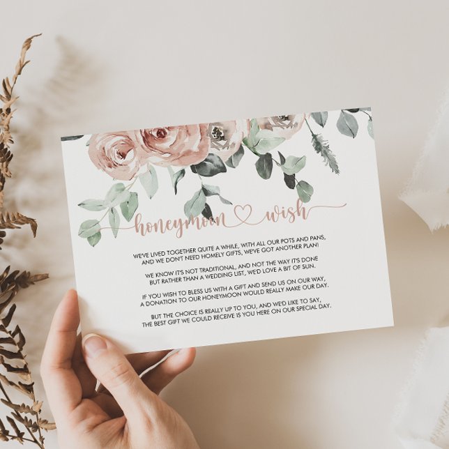 Cartão De Informações Clássico desejo de lua de mel de rosa pink empoeir (Criador carregado)