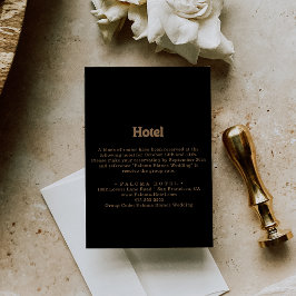 Cartão De Informações Clássico Hotel Minimalista Ouro Preto