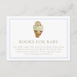 Cartão De Informações Clássico Peter, os Livros do Coelho para Bebê