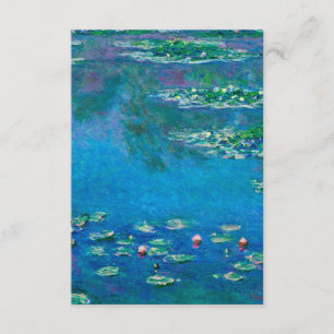 Cartão De Informações Claude Monet - Nenúfares 1906