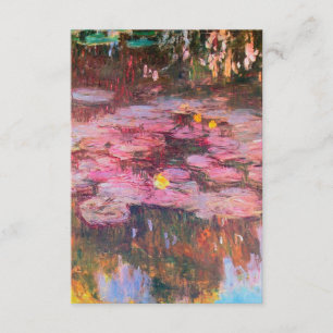 Cartão De Informações Claude Monet - Nenúfares 1917