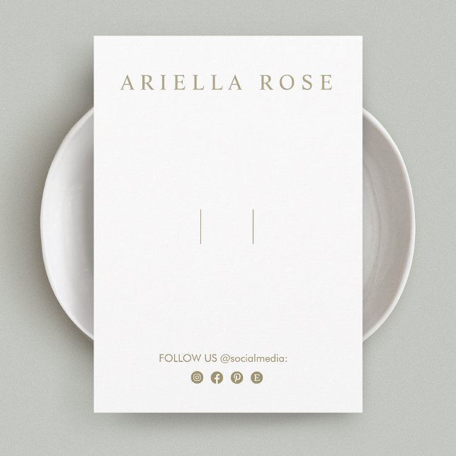 Cartão De Informações Clipe Hairbow do Arco Cabelo Mídia Social Personal (Criador carregado)