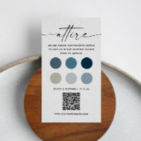 Código de Vestido Náutico de Casamento + Código QR