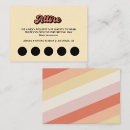 Cartão De Informações Código de vestimenta do pneu