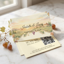 Código QR de Aquarela do Vinhedo do Vale de Napa