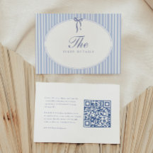 Código QR de Detalhes de Casamento Elegante com Li