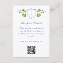 Código QR de Detalhes do Casamento com Crista Flor