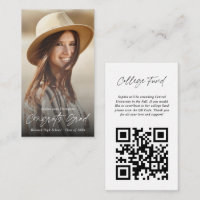 Código QR de Foto de Parabéns Modernos para Fundo