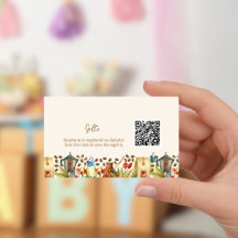  Código QR do Registro de Presentes Café Um Bebê E