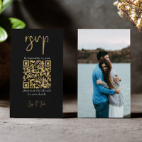 Código QR dourado com foto completa resposta de ca