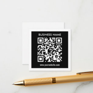 Cartão De Informações Código QR editável (gerado instantaneamente)   Pre