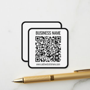 Cartão De Informações Código QR Instantâneo (insira a URL do seu site pa